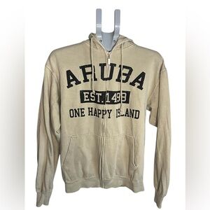 Vintage Gear Zip-Up Hooded Sweatshirt